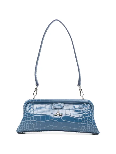 Vivienne Westwood Jane crocodile-effect shoulder bag
