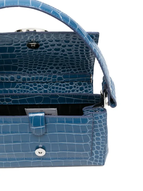 Vivienne Westwood Hazel レザーショルダーバッグ M | ブルー