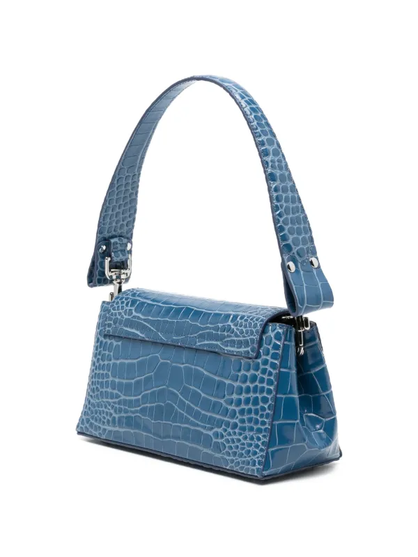 Vivienne Westwood Hazel レザーショルダーバッグ M | ブルー