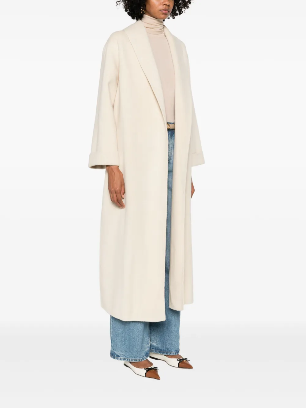 Erika Cavallini Oversized jas Beige