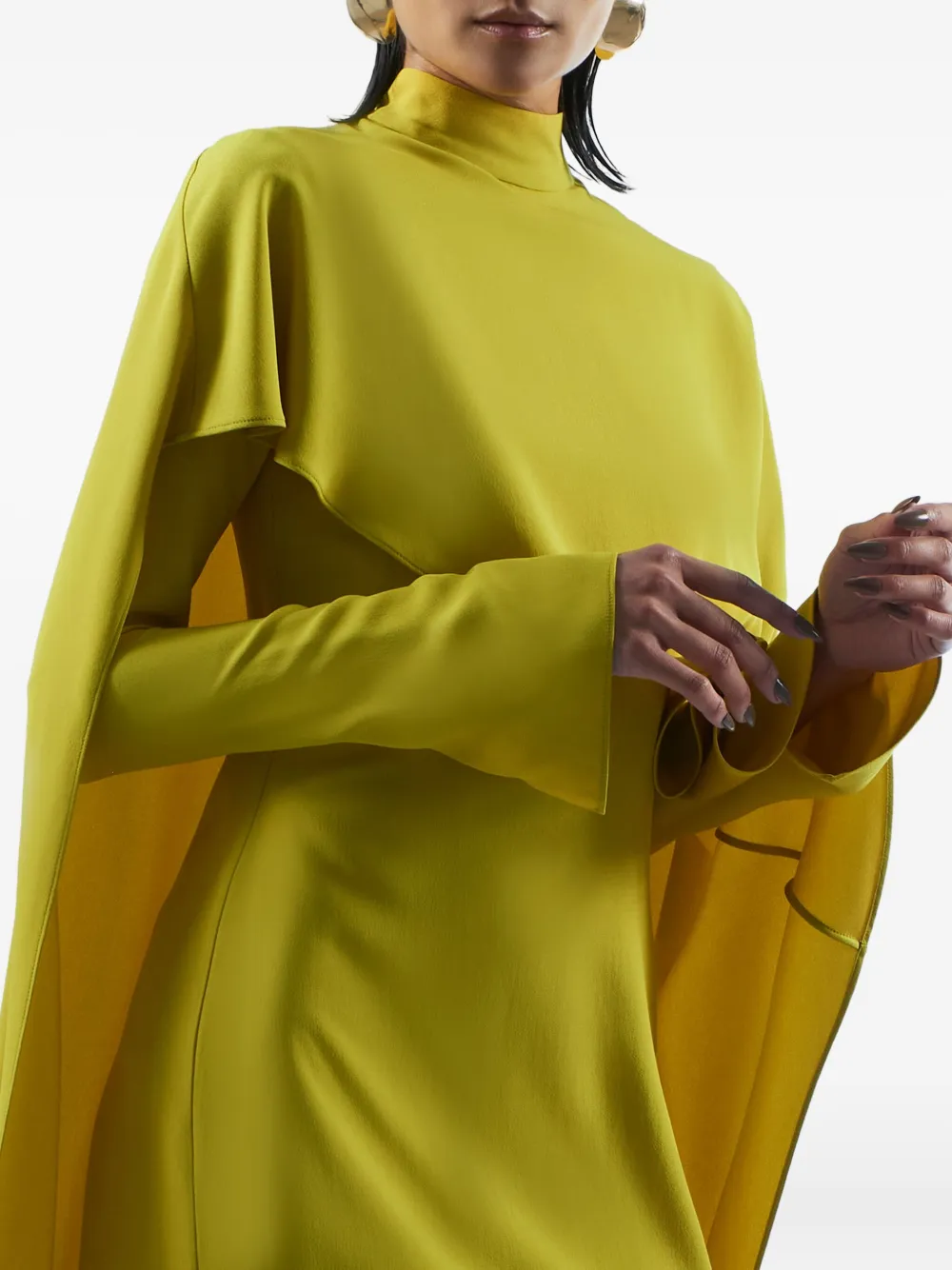 Taller Marmo Carrington gedrapeerde midi-jurk Groen