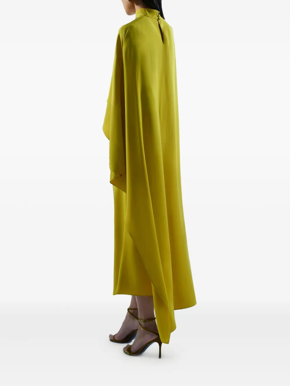 Taller Marmo Carrington gedrapeerde midi-jurk Groen