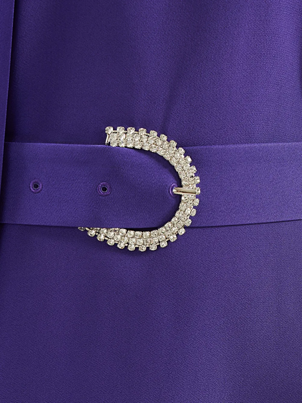 Taller Marmo La Luna Crystal-belted Midi Kaftan In Purple