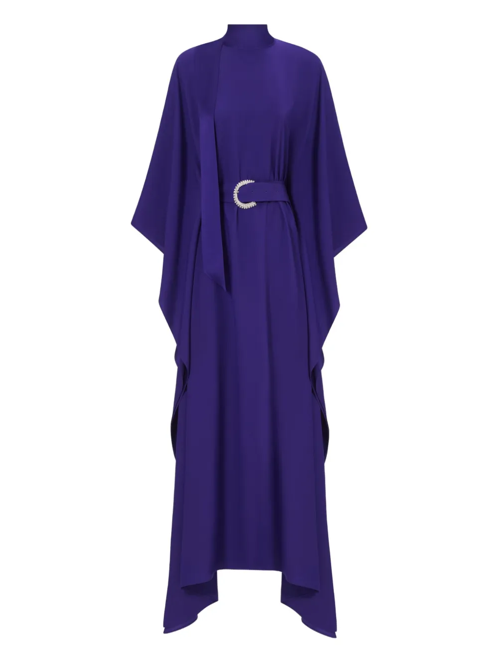 Taller Marmo La Luna Crystal-belted Midi Kaftan In Purple