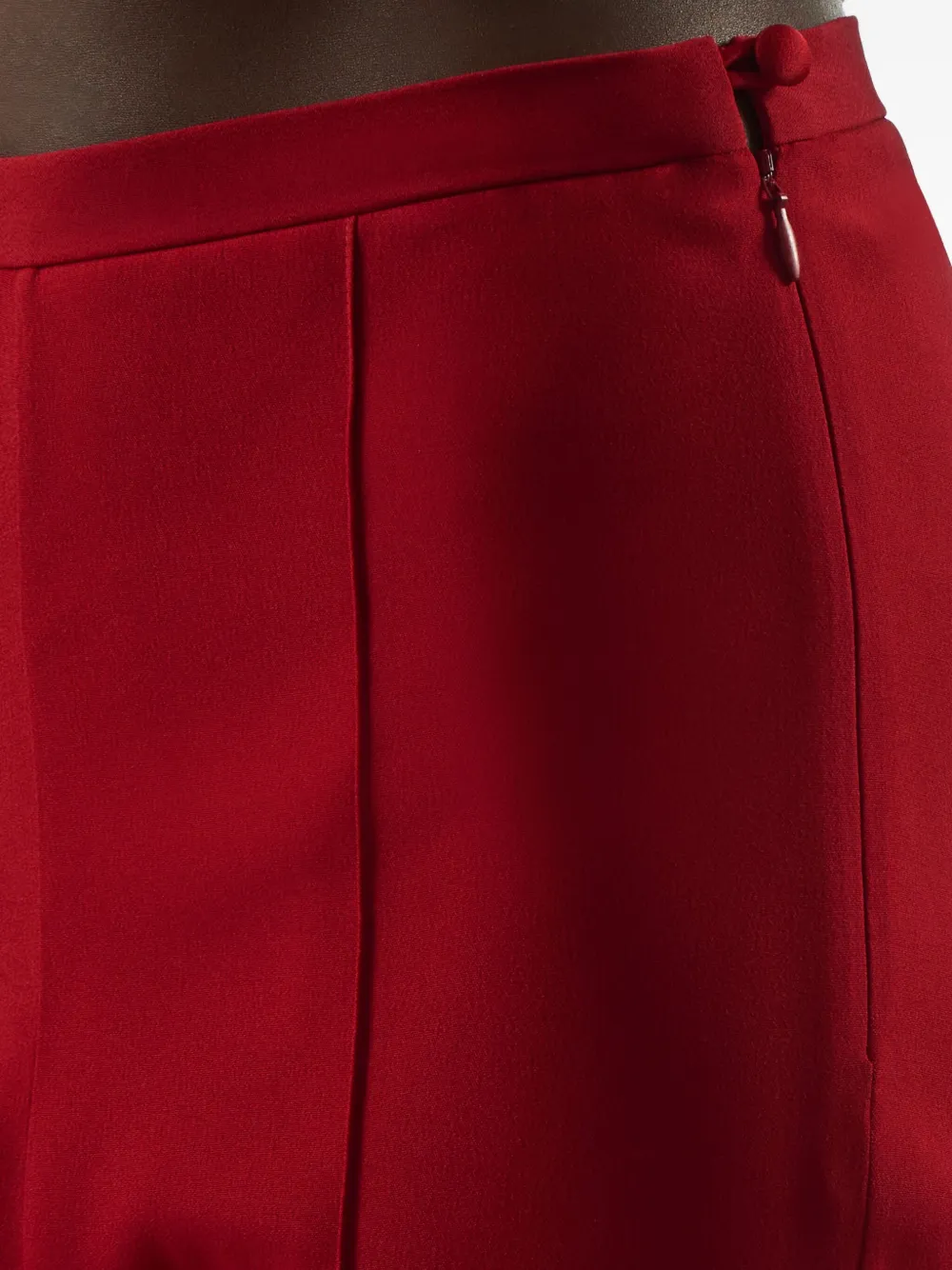 Taller Marmo Mae Flared Trousers In Red