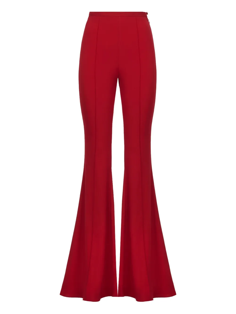 Taller Marmo Mae Flared Trousers In Red