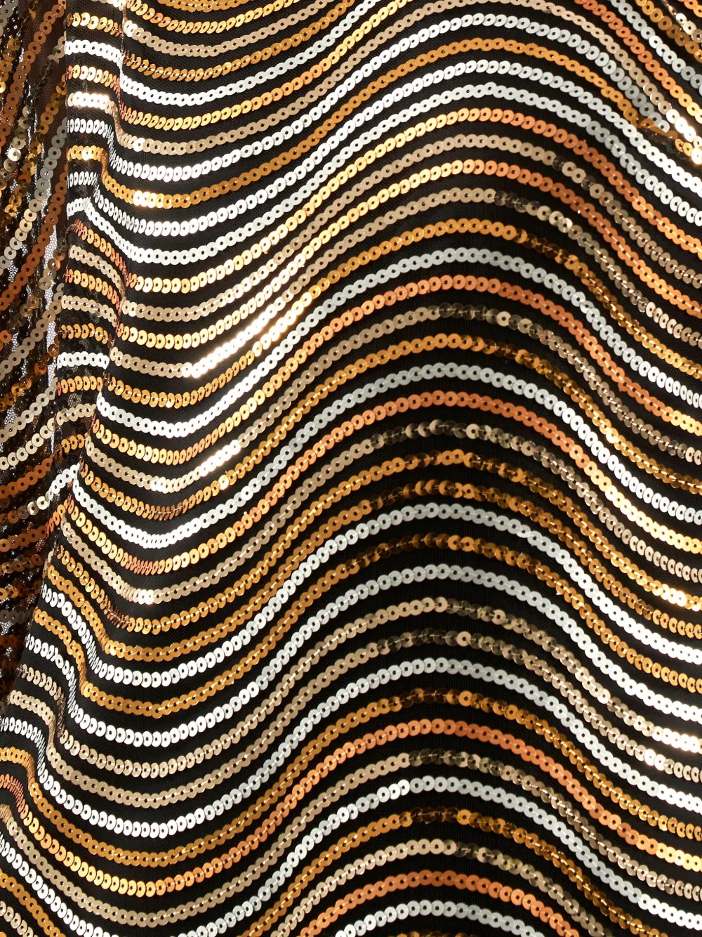 Taller Marmo Glaum asymmetrische midi-jurk Goud