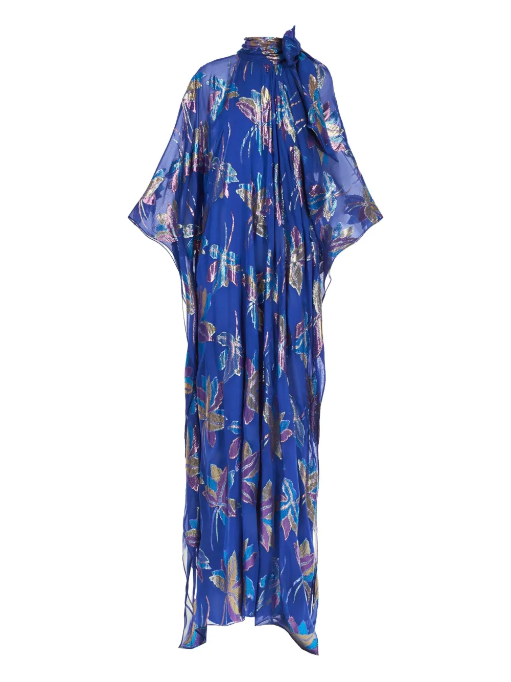 Taller Marmo Stevie Maxi-Kaftan mit Schleife - Blau