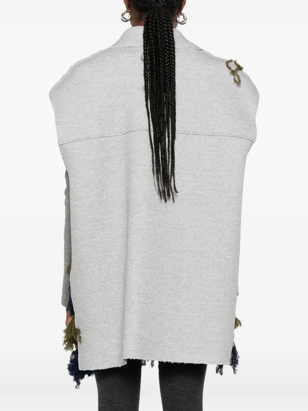 Jejia Fringed Top In Green