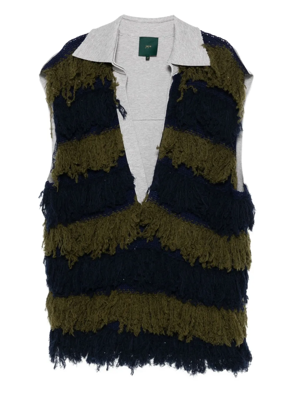 Jejia top con flecos | verde | Image 1