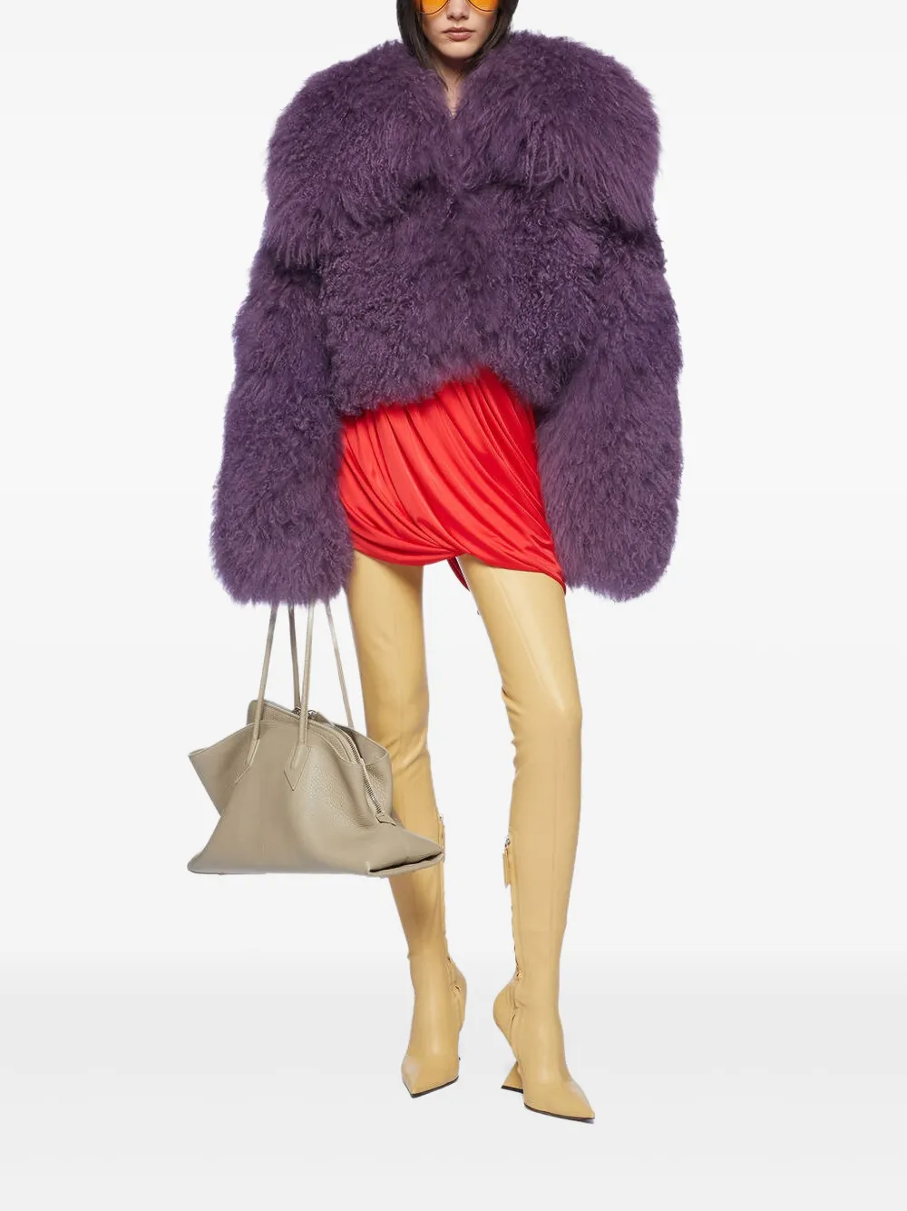 The Attico mongolian-fur long-sleeves jacket | Faux Fur & Shearling Jackets | Image 2