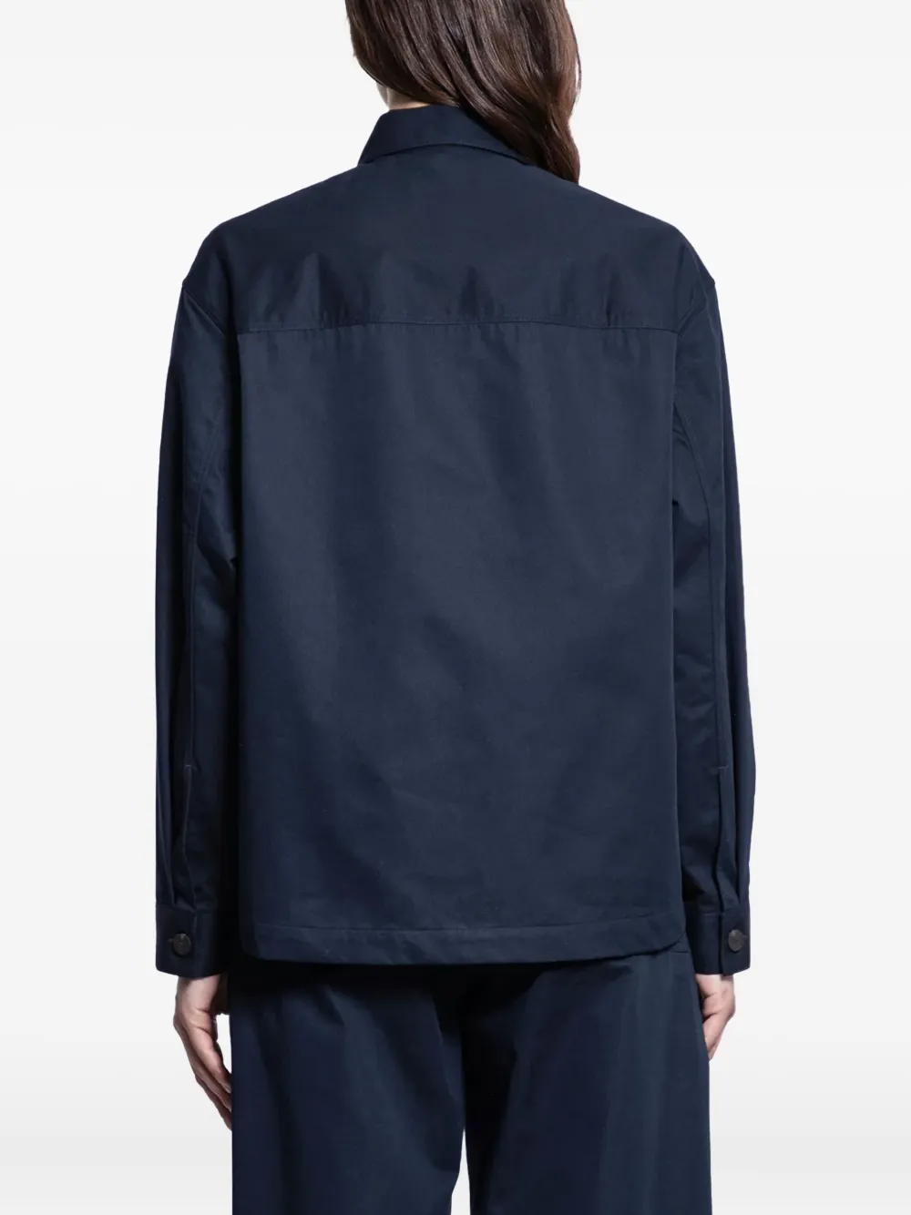 Studio Nicholson Kuke Pocket Overshirt In Blue