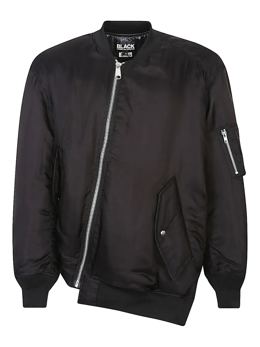 Comme Des Garçons Comme Des Garçons chamarra bomber asimétrica | negro | Image 1