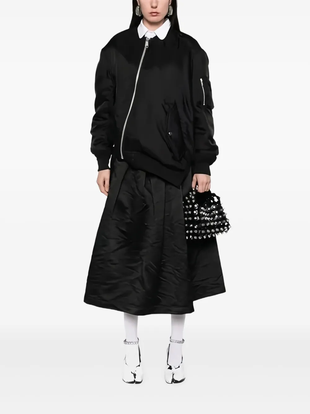 Comme Des Garçons Comme Des Garçons chamarra bomber asimétrica | Chamarras bomber | Image 2