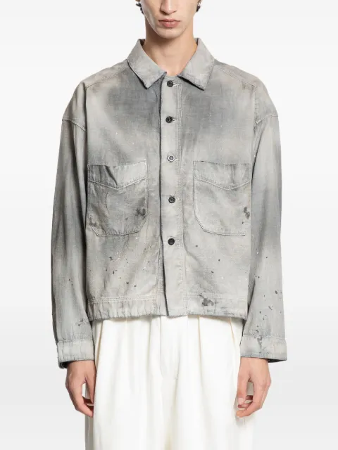ANCELLM pocket light shirt jacket