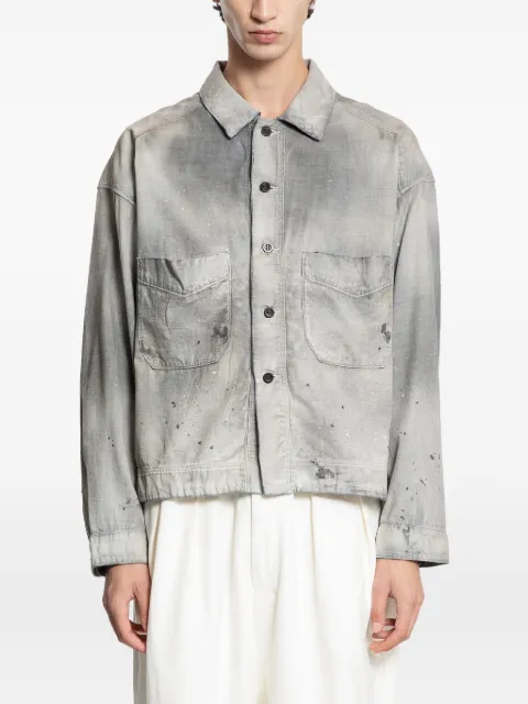 ANCELLM pocket light shirt jacket