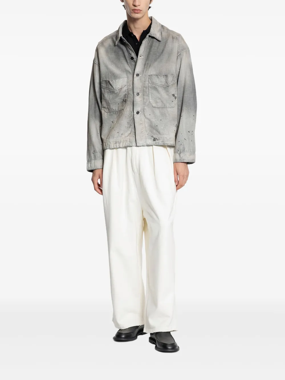 ANCELLM pocket light shirt jacket | Shirt Jackets | Image 2