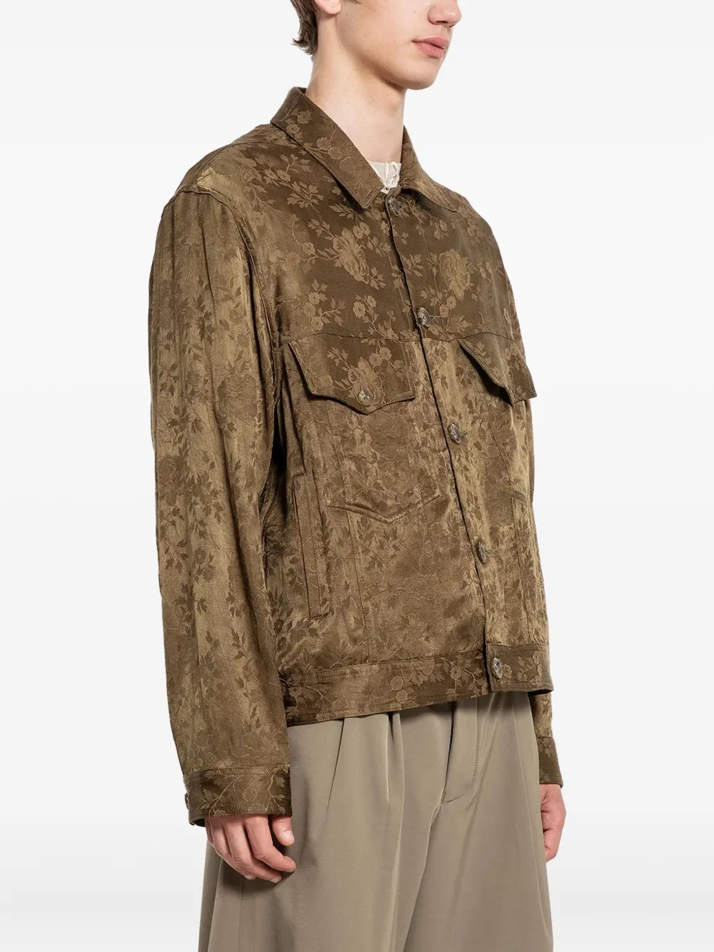 Song For The Mute Hemdjacke aus Blumenjacquard | Hemdjacken | Image 2