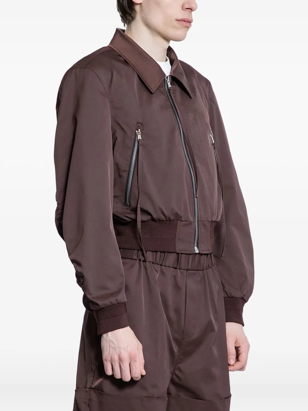 Recto 80's Tim Zip Jacket In Brown