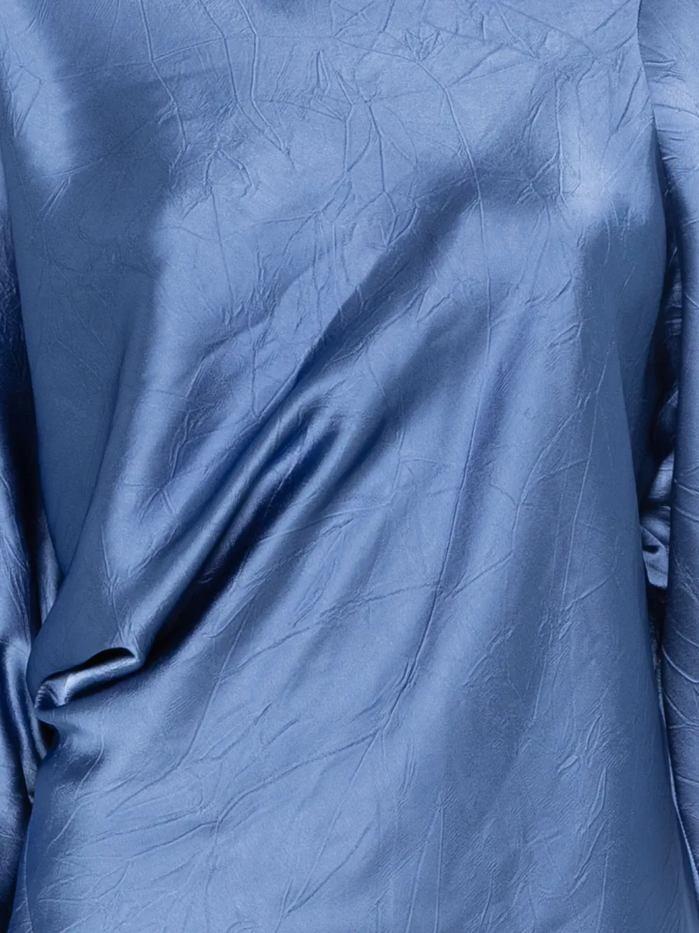 Erika Cavallini Alba draped blouse - Blauw