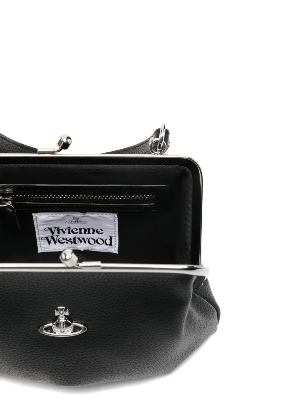 H*I様 VIVIENNE　WESTWOOD　オーブマーク箔プリント　黒いタンク Executive Clasp 二つ折りウォレット - ブラック | Vivienne Westwood®
