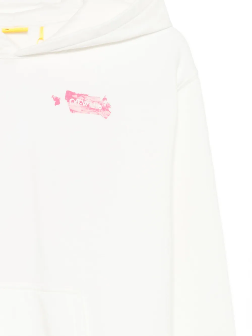 Off-White Kids Fleece hoodie Wit