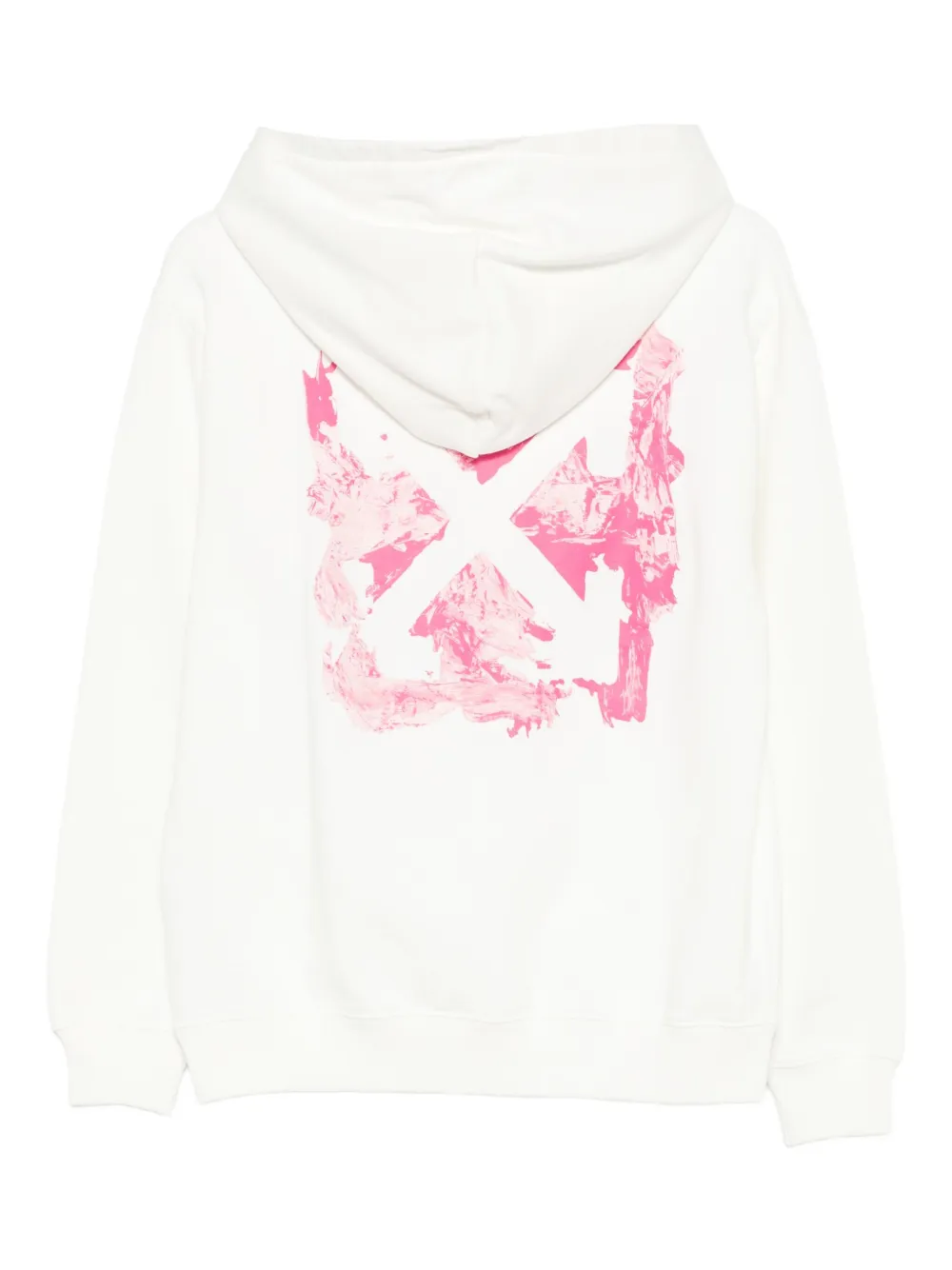 Off-White Kids Fleece hoodie Wit