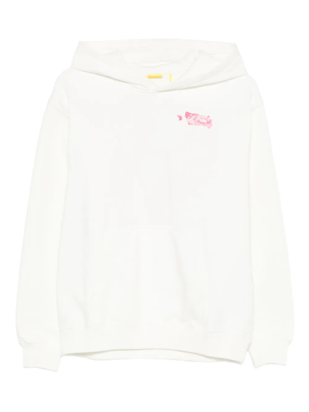 Off-White Kids fleece hoodie - Bianco