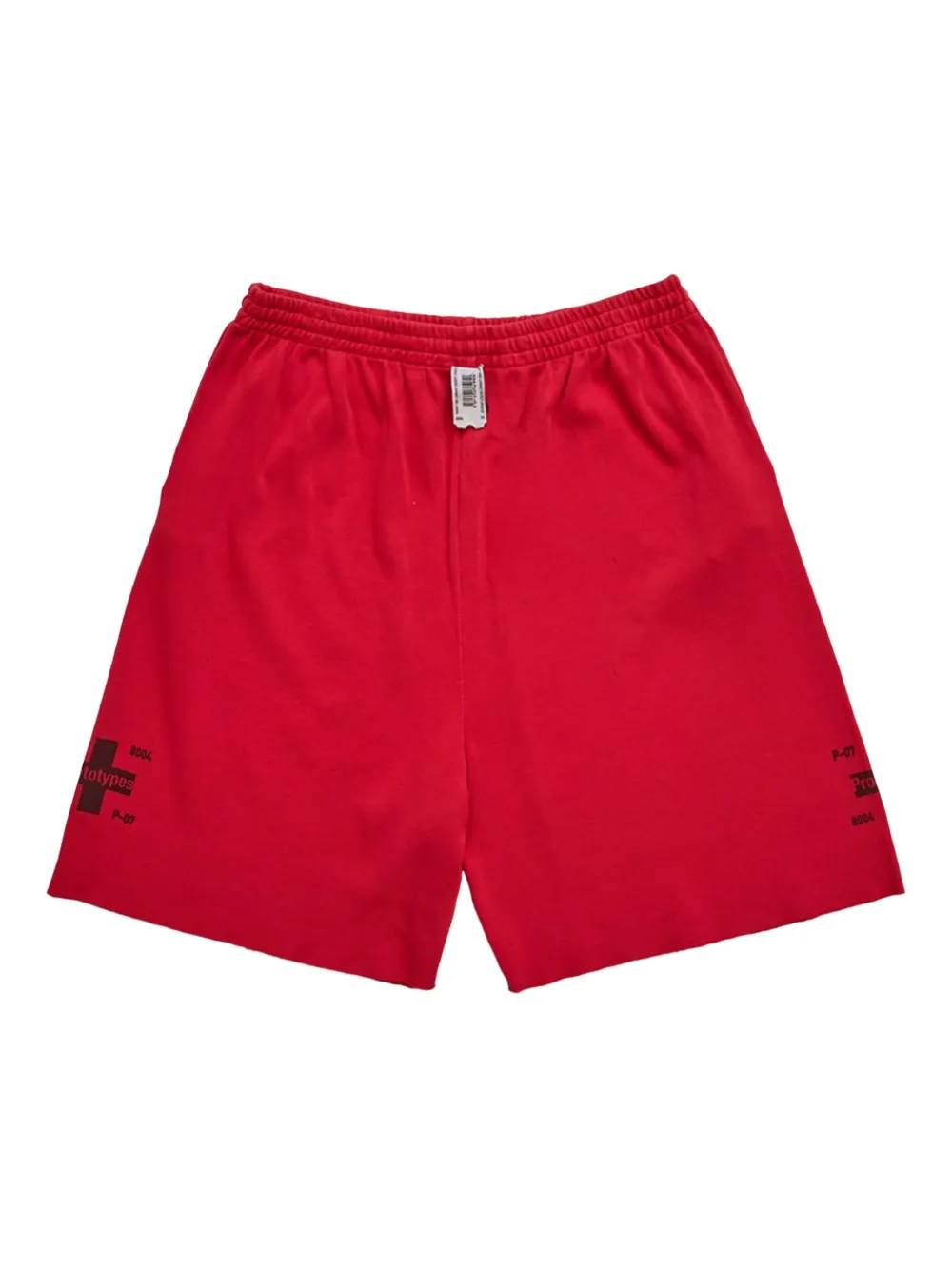 PROTOTYPES Katoenen shorts - Rood