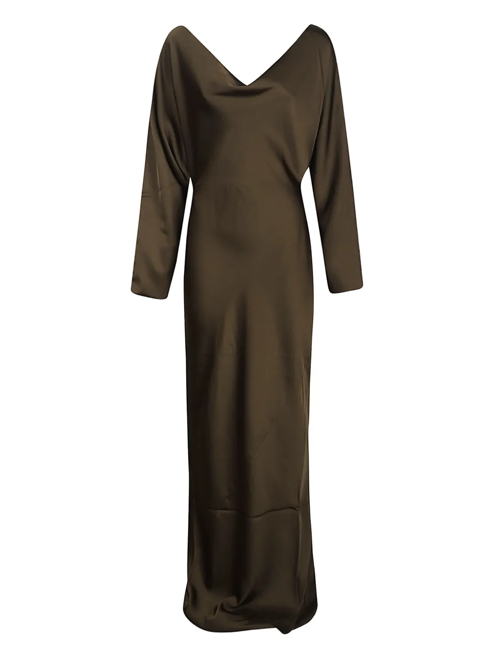 Norma Kamali Dolman Maria Gown In Brown