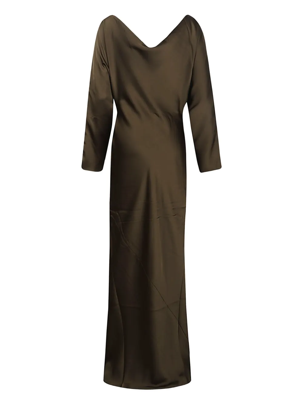 Norma Kamali Dolman Maria Gown In Brown