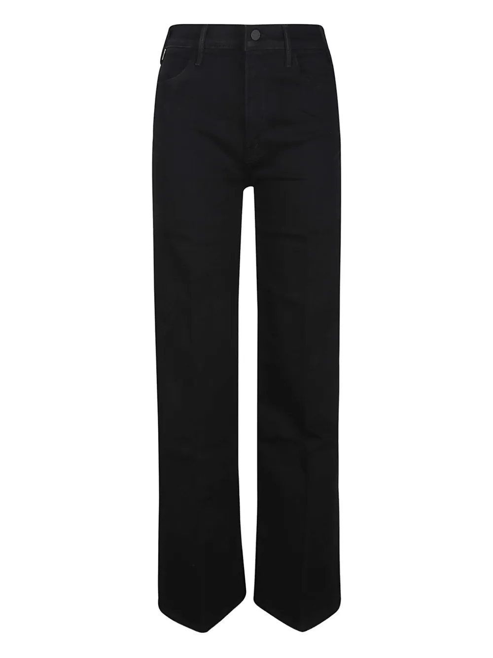 Mother Straight-leg Jeans In Black