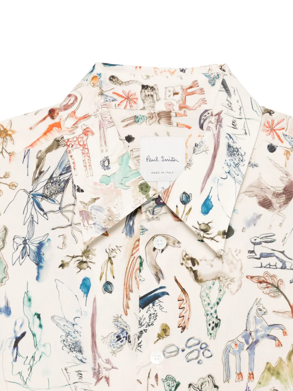 Paul Smith Overhemd met grafische print Wit