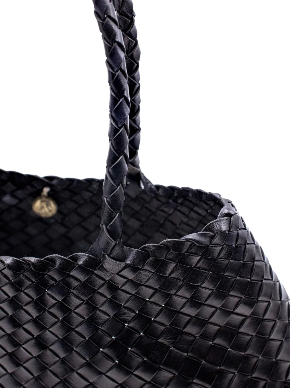 Dragon Diffusion Borsa A Mano Santa Croce Big Black In Black