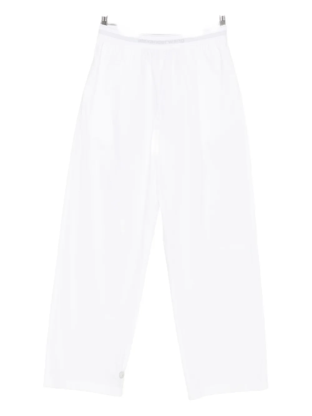Alexander Wang Cropped Trousers In White