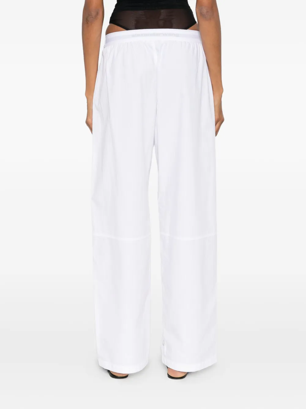 Alexander Wang Cropped Trousers In White