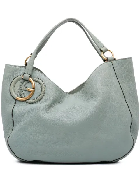 Gucci Pre-Owned 2016-2025 Medium Pebbled Calfskin Twill tote bag