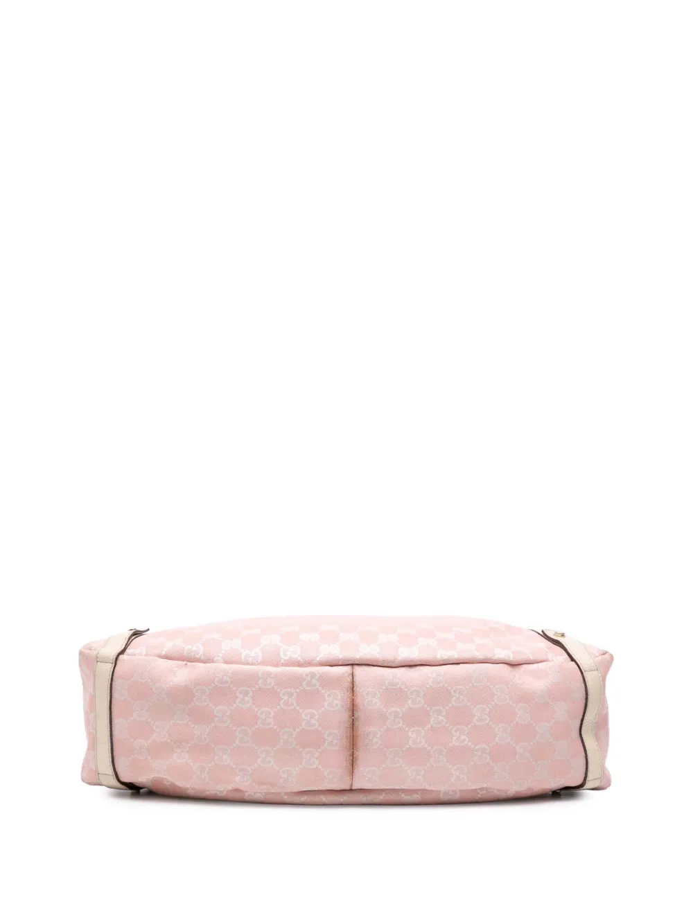 Pre-owned Gucci 2000-2015 Gg Canvas Abbey D Ring Tote Bag In Pink