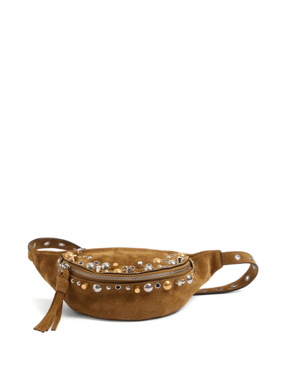 Valentino Garavani Nellcôte suede belt bag - Marrone