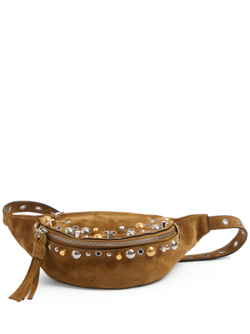 Valentino Garavani Nellcôte suede belt bag - ブラウン Valentino Garavani Nellcôte suede belt bag - ブラウン