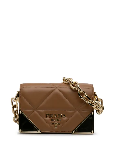 Prada Pre-Owned 2013-2025 Nappa Stitched satchel
