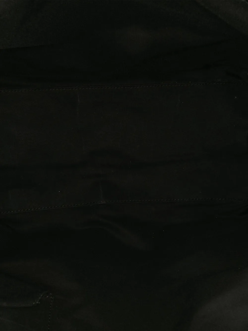 Pre-owned Gucci 2000-2015 Gg Canvas Jolicoeur Tote Bag In Black