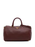 Prada Pre-Owned 2010-2025 Vitello Daino Zip Top satchel - Red