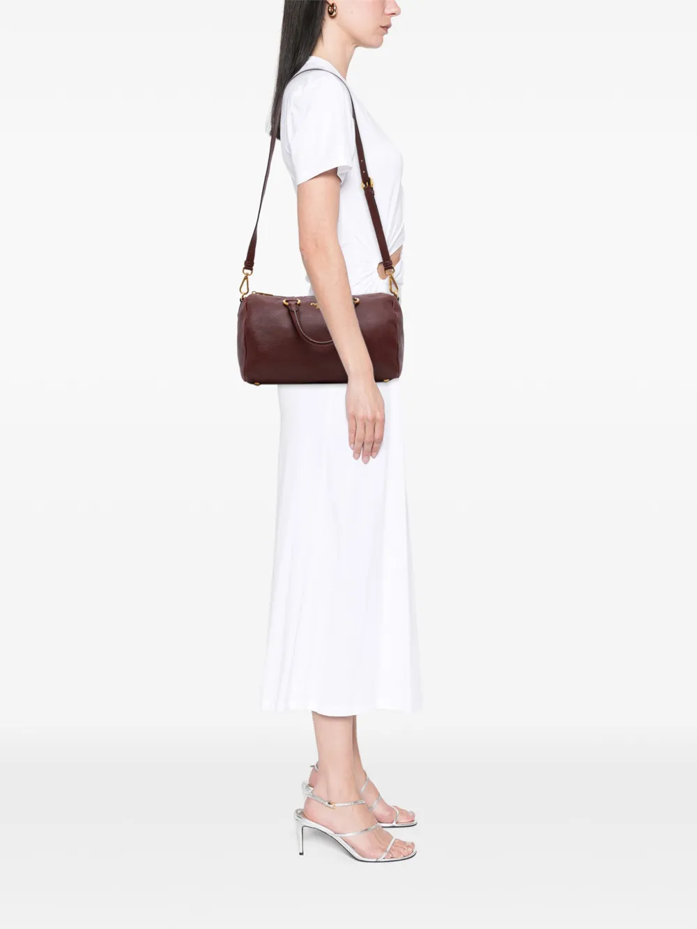 Prada Pre-Owned 2010-2025 Vitello Daino Zip Top satchel | Pre-Owned | Image 2