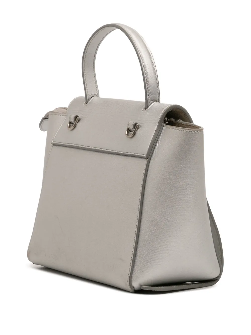 2018 Nano Laminated Calfskin Belt Bag Satchel