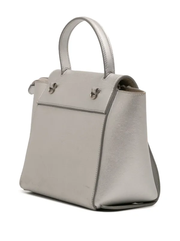 Celine Pre-Owned 2018 ナノ ラミネートカーフ ベルトバッグ 