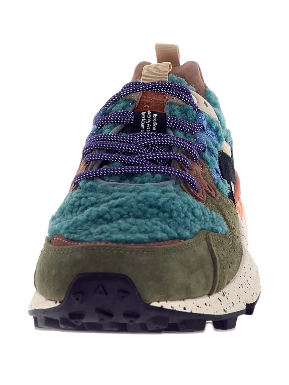 Flower Mountain Yamano 3 Uni Nubuck Leather Sneakers In Multi