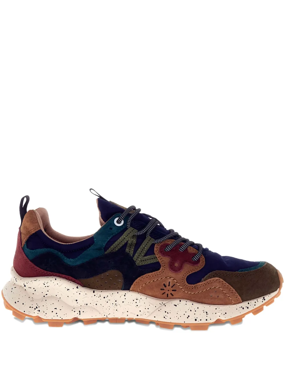 FLOWER MOUNTAIN Yamano 3 Nubuck Leather sneakers | Brown | Image 1