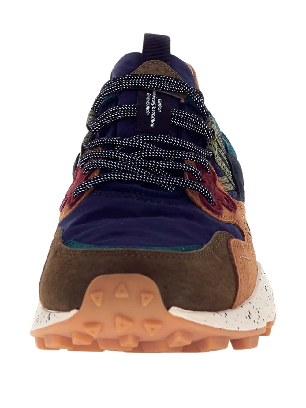 Flower Mountain Yamano 3 Nubuck Leather Sneakers In Brown