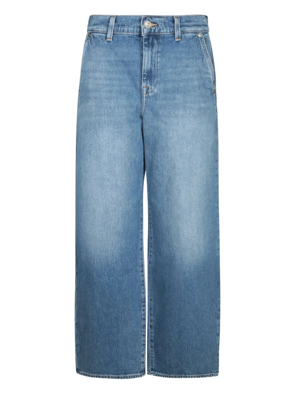 7 For All Mankind Bonnie Trouser Explorer In Blue